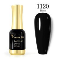 Venalisa Uv Led Coat Color 1120 Siyah Parlak Kalıcı Oje