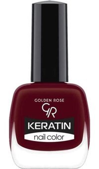 Golden Rose Keratin Nail Color 42 Bordo Parlak Oje