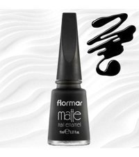 Flormar Matte Nail Enamel 2 Siyah Mat Oje