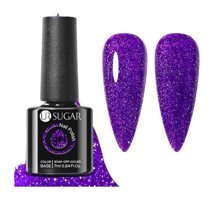 Ursugar Color Base URH050 Mor Işıltılı Kalıcı Simli Oje