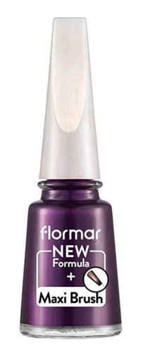 Flormar Maxi Brush PL432 Mor Sedefli Simli Oje