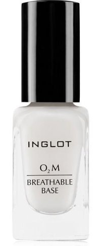 Inglot O2M Breathable Nail Enamel Beyaz Parlak Oje