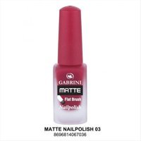 Gabrini Flat Brush 3 Kırmızı Mat Oje