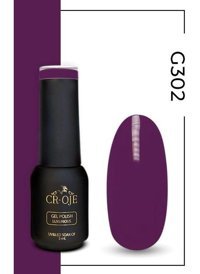 Cr-Oje G302 Mor Parlak Kalıcı Oje