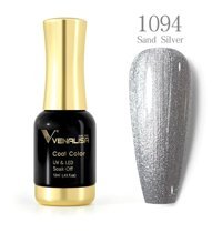 Venalisa Uv Led Sand Silver 1094 Silver Işıltılı Kalıcı Simli Oje