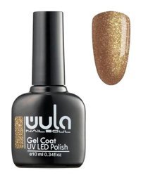 Wula Nailsoul New Brilliance 726 Kahverengi Işıltılı Kalıcı Simli Oje