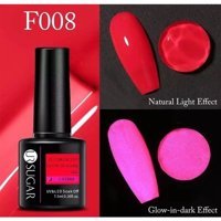 Ursugar Fluorescent F008 Kırmızı - Pembe Mat Kalıcı Jel Oje
