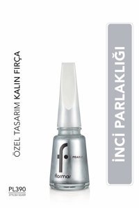 Flormar Pearly Nail Emanel PL390 Gümüş Sedefli Oje