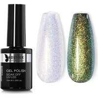 Beautilux Kristal CR-05 Yeşil Işıltılı Kalıcı Simli Oje