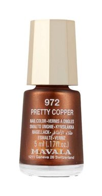 Mavala Pretty Copper 972 Kahverengi Parlak Kalıcı Oje