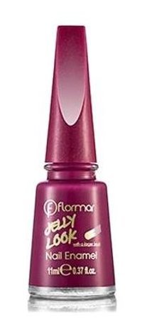 Flormar Jelly Look JL07 Mor Parlak Jel Oje