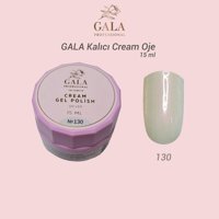 Gala Smart Professional Cream 130 Beyaz Işıltılı Kalıcı Simli Jel Oje