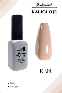 Freelady K-04 Nude Parlak Kalıcı Oje