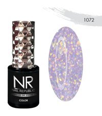 Nail Republic Ocean 1072 Lila Işıltılı Kalıcı Simli Oje