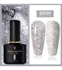 Born Pretty Pro BP09 Gümüş Işıltılı Kalıcı Simli Oje