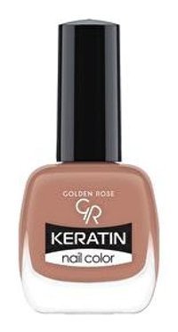 Golden Rose Keratin Nail Color 21 Kahverengi Parlak Oje