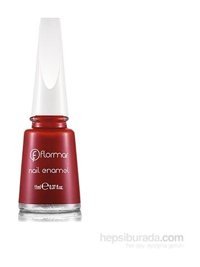 Flormar Nail Enamel 404 Kırmızı Parlak Simli Oje