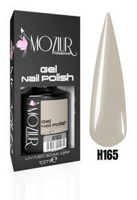 Moziur H165 Gri Parlak Kalıcı Oje