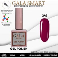Gala Smart Klasik Seri 243 Mor Parlak Kalıcı Oje