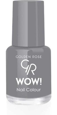 Golden Rose Wow! 306 Gri Parlak Oje