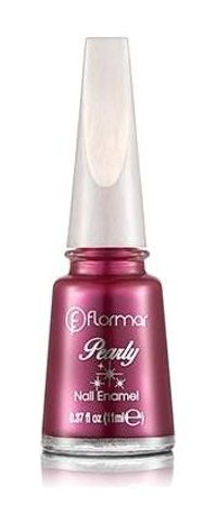 Flormar Pearly 126 Mor Parlak Simli Oje