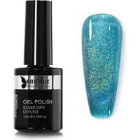 Beautilux Holographic BCM-12 Mavi Işıltılı Kalıcı Simli Oje