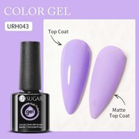 Ursugar Color Base URH043 Lila Mat Kalıcı Oje