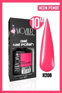 Moziur H208 Pembe Neon Kalıcı Oje