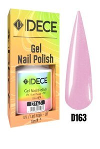 Dece D163 Pembe Sedefli Kalıcı Simli Oje