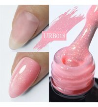 Ursugar Glitter URB018 Pembe Işıltılı Kalıcı Simli Oje