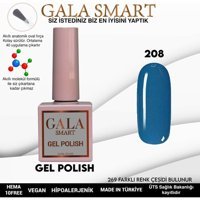Gala Smart Klasik Seri 208 Lacivert Parlak Kalıcı Oje