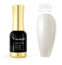 Venalisa Uv Led Pearl White 1095 Beyaz Işıltılı Kalıcı Simli Oje