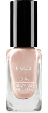Inglot O2M Breathable Nail Enamel 433 Krem Sedefli Simli Oje