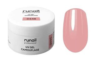 Runail Camouflage Uv 3448 Pembe Parlak Kalıcı Jel Oje