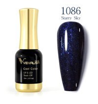 Venalisa Uv Led Starry Sky 1086 Lacivert Işıltılı Kalıcı Simli Oje