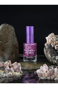 Pharma Acqua Fresh Nail Varnish 81 Mor Işıltılı Kalıcı Simli Oje