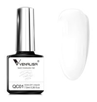 Venalisa Uv Quick Construction QC-01 Beyaz Parlak Kalıcı Oje