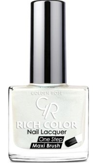 Golden Rose Rich Color Nail Lacquer 88 Beyaz Işıltılı Simli Oje