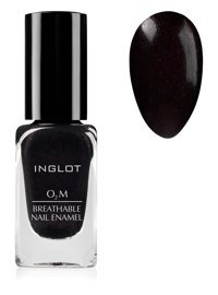 Inglot O2M Breathable Nail Enamel 647 Siyah Parlak Oje