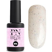 Patrisa Nail Beze Base 4 Beyaz Işıltılı Kalıcı Simli Oje
