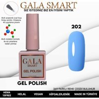 Gala Smart Klasik Seri 202 Mavi Parlak Kalıcı Oje