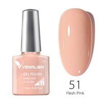 Venalisa Uv Led Flesh Pink 51 Pembe Parlak Kalıcı Oje