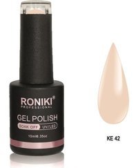 Roniki Cuti Color KE42 Pembe Parlak Kalıcı Oje