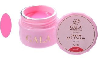 Gala Smart Professional Cream 15 Pembe Parlak Kalıcı Jel Oje