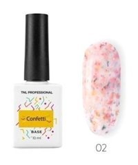 Tnl Confetti 2 Pembe Işıltılı Kalıcı Simli Oje