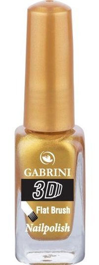 Gabrini 3D 71 Altın Sarısı Işıltılı Simli Oje