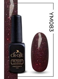 Cr-Oje YM083 Kırmızı Işıltılı Kalıcı Simli Oje