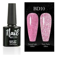 Nail Master Disco Club Serisi BD10 Pembe Işıltılı Kalıcı Simli Oje