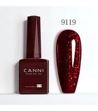 Canni Hema Free 9119 Bordo Işıltılı Kalıcı Simli Oje