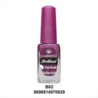 Gabrini Flat Brush B2 Mor Işıltılı Simli Oje